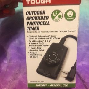 New Hyper Tough photocell timer